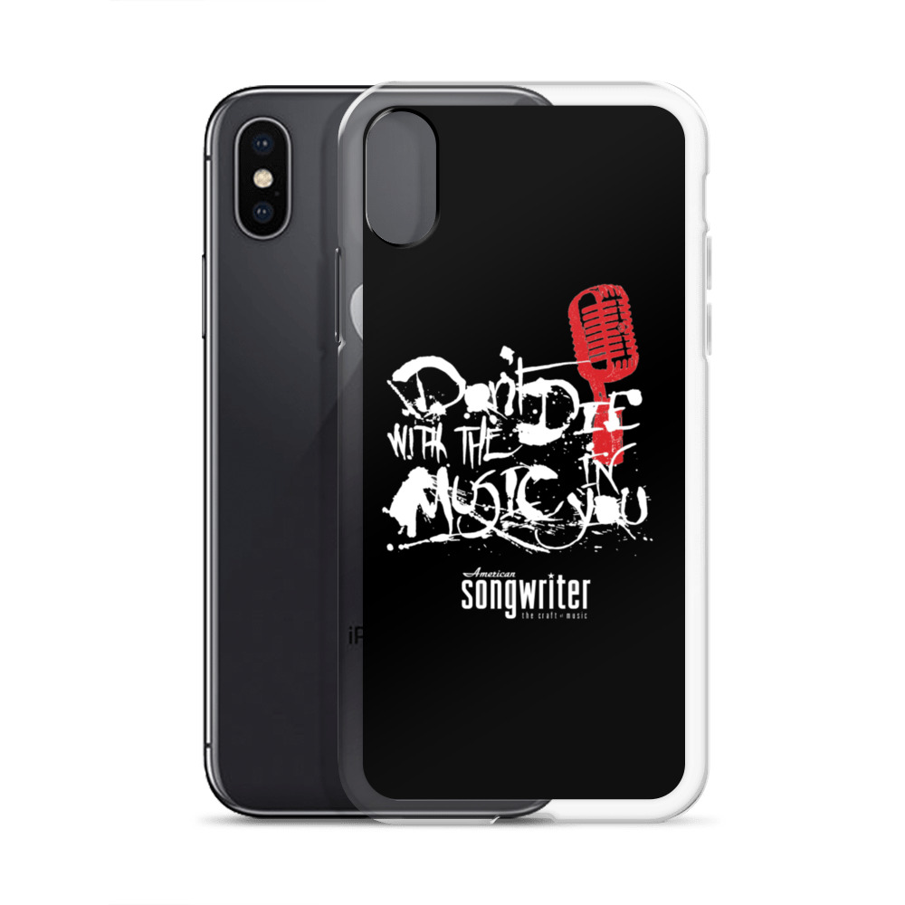 Don't Die With The Music In You iPhone Case - American Songwriter Don't Die With The Music In You iPhone Case - American Songwriter