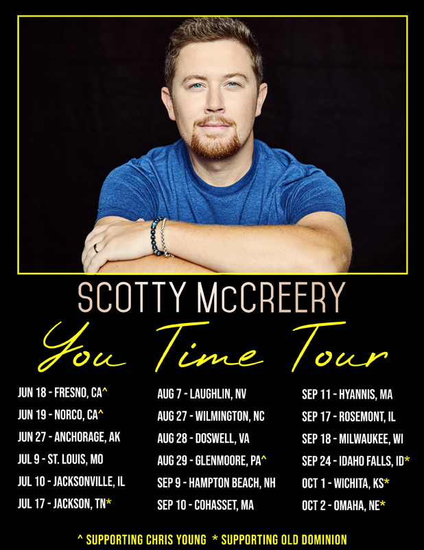 Scotty McCreery Reveals You Time Tour Dates, Announces New Album