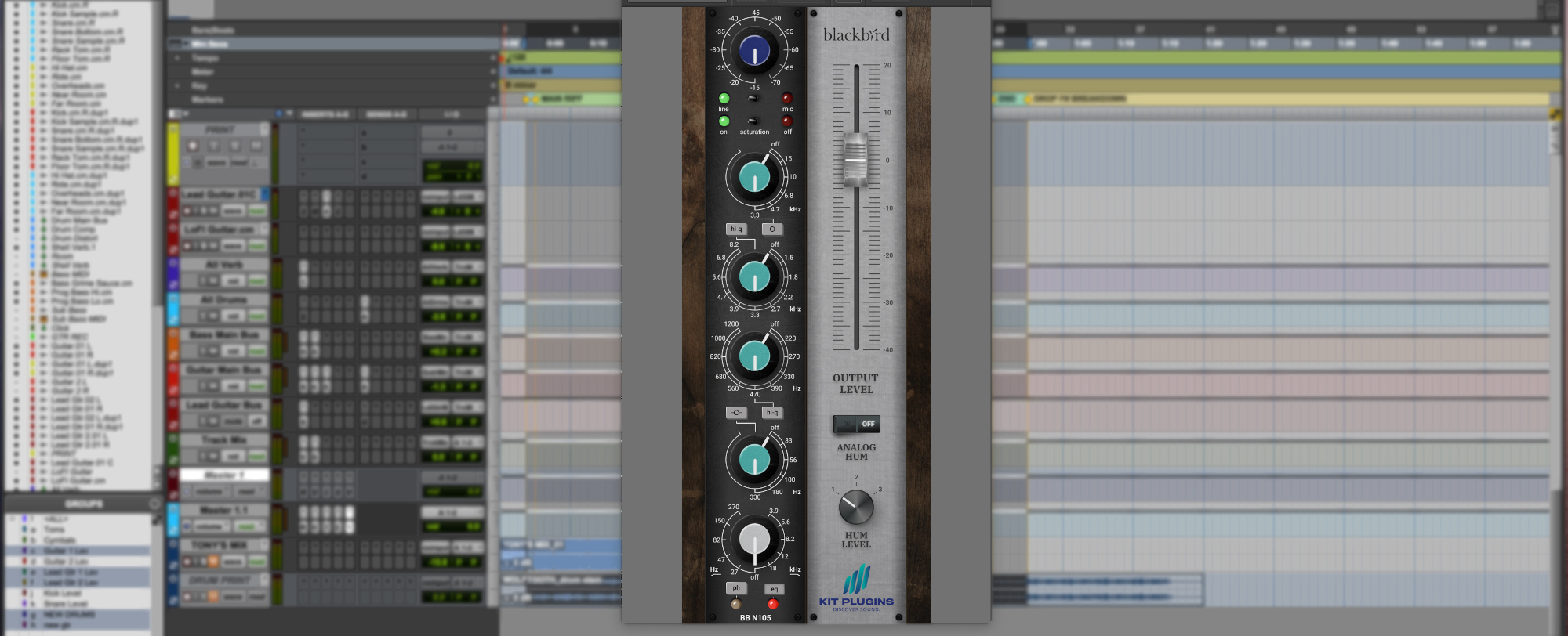 Blackbird Studio and Kit Plugins Team Up To Release the BBN105 Channel ...