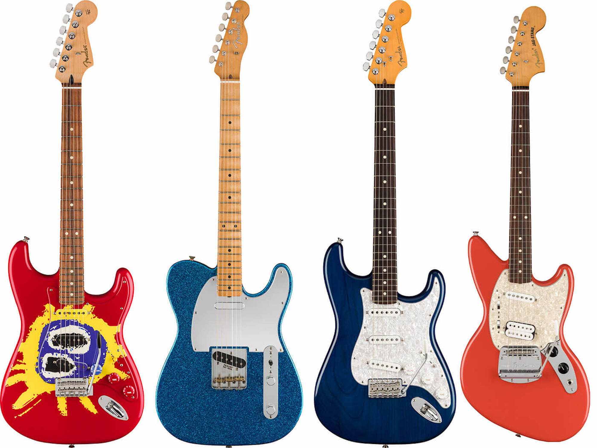 Fender to Release Signature Models for Kurt Cobain, J Mascis, Primal Scream, and Cory Wong