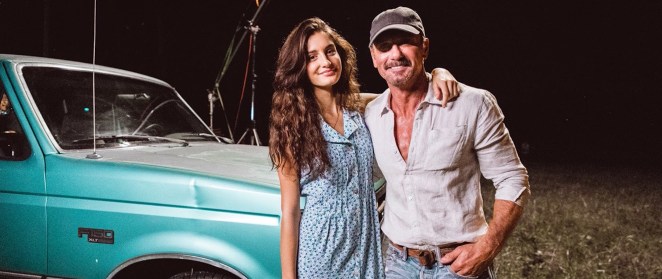 Tim McGraw’s Daughter Audrey to Star in “7500 OBO” Video; His First Music Video Since 2018