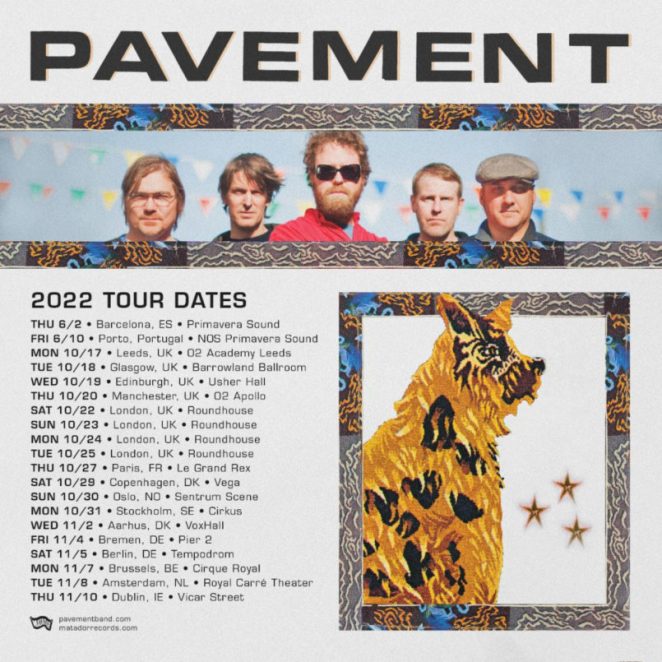 pavement tour 2022 setlist