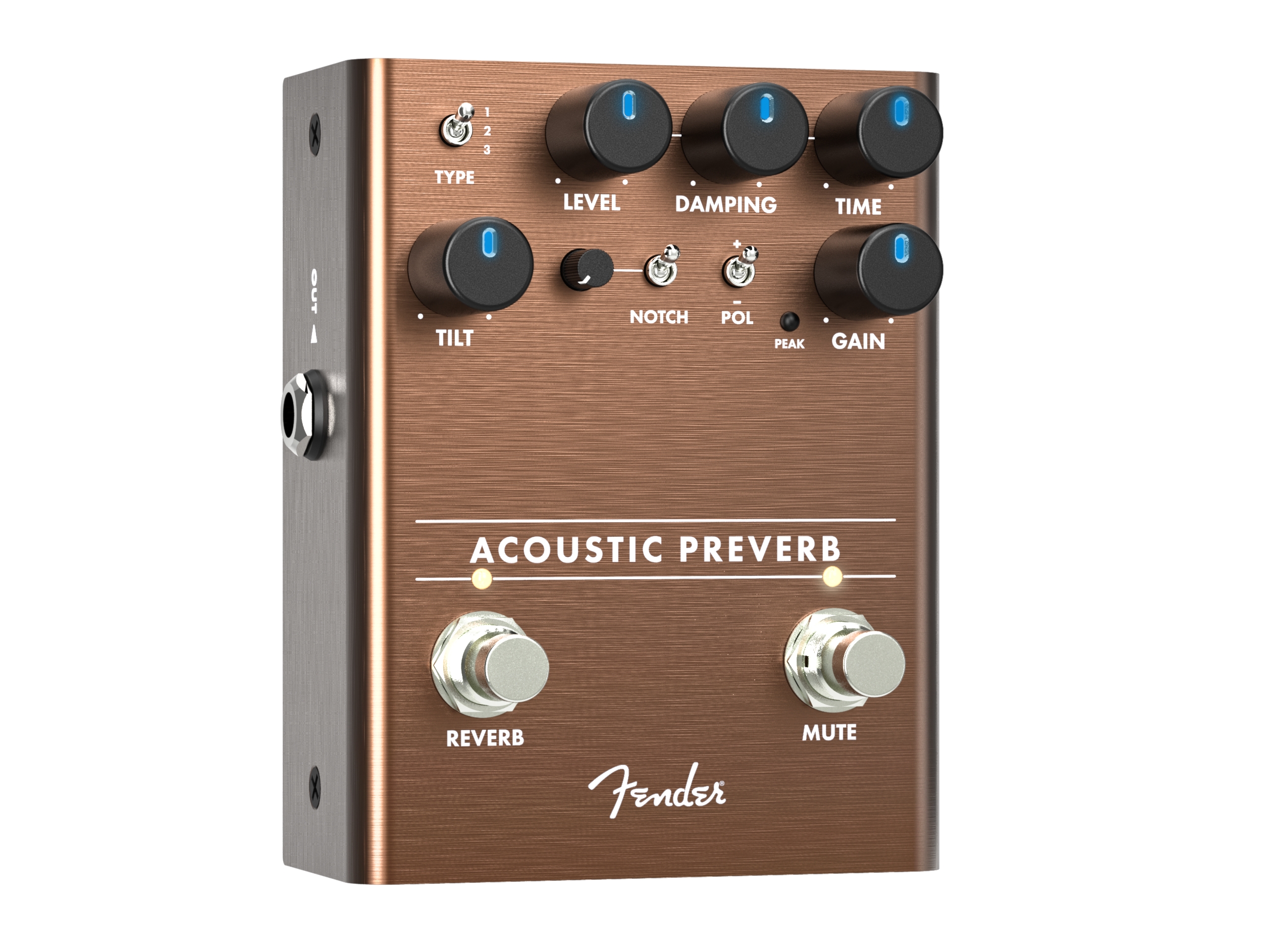 fender acoustic reverb pedal