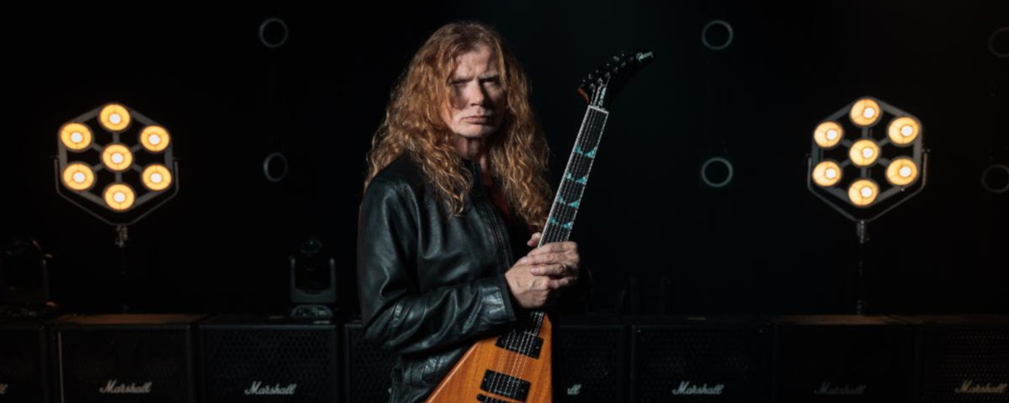 Megadeth’s Dave Mustaine Challenges Gibson with Flying V, Acoustic Designs