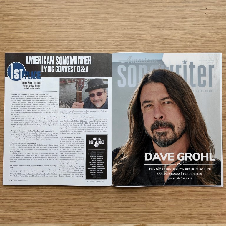 Lyric Contest Winner Featured with Dave Grohl