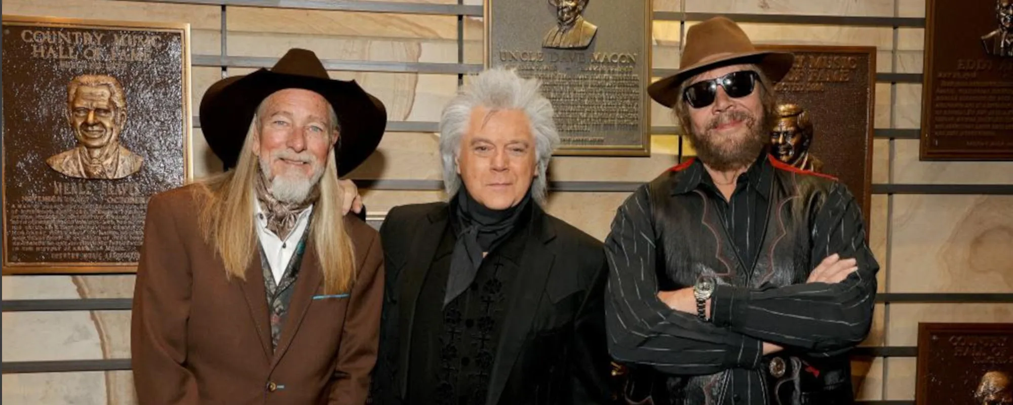 Hank Williams Jr., Marty Stuart, & Dean Dillon Inducted into Country Music Hall of Fame