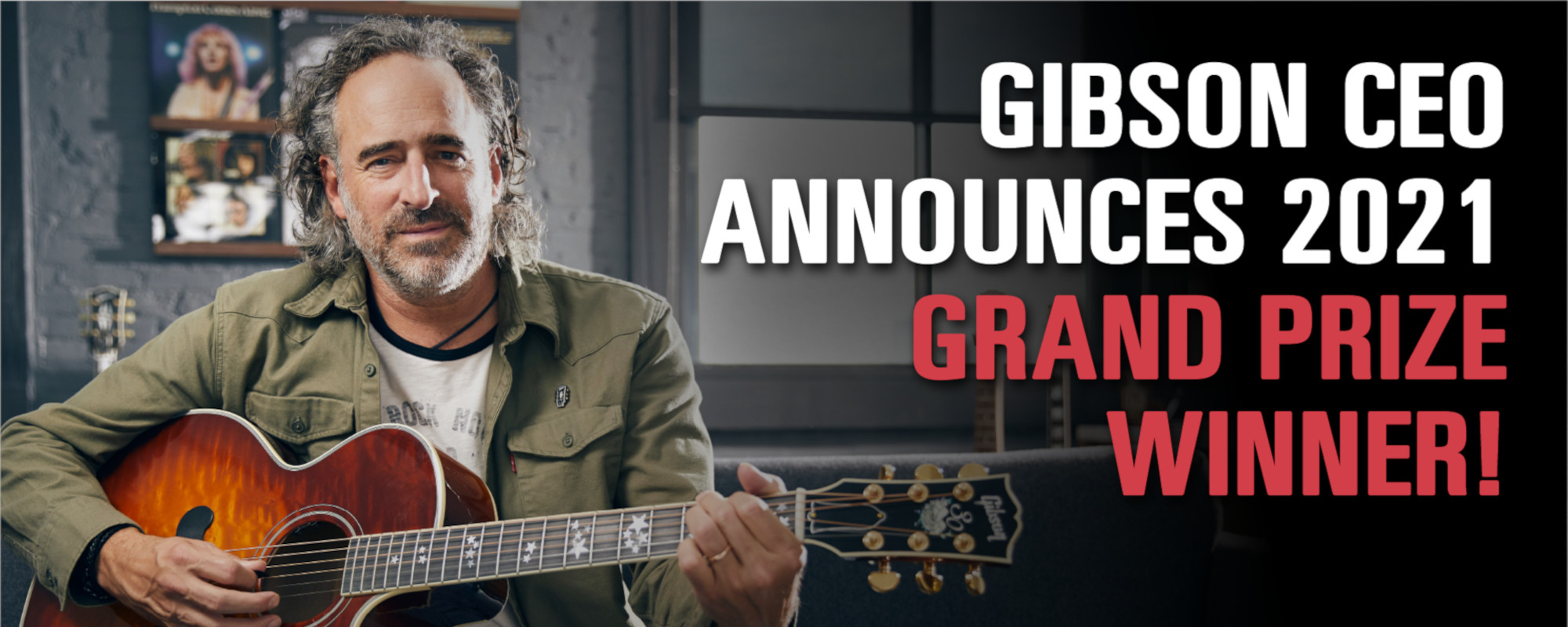 Gibson CEO to Announce 2021 American Songwriter Lyric Contest Grand Prize Winner