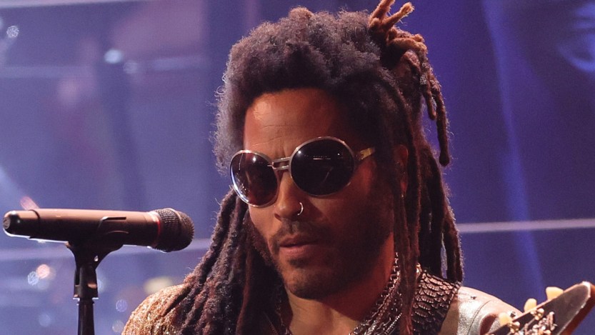 Lenny Kravitz performs onstage during the 64th Annual GRAMMY Awards at MGM Grand Garden Arena on April 03, 2022 in Las Vegas, Nevada.