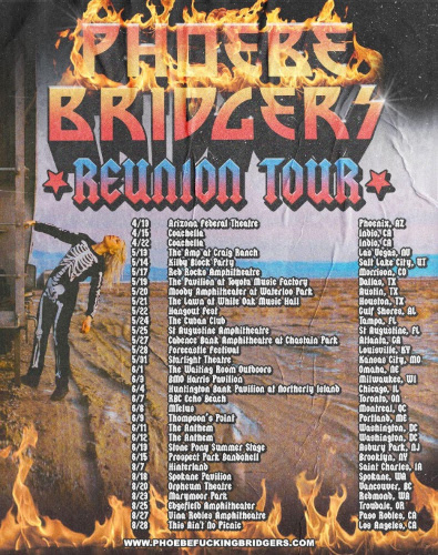 phoebe bridgers tour 2022