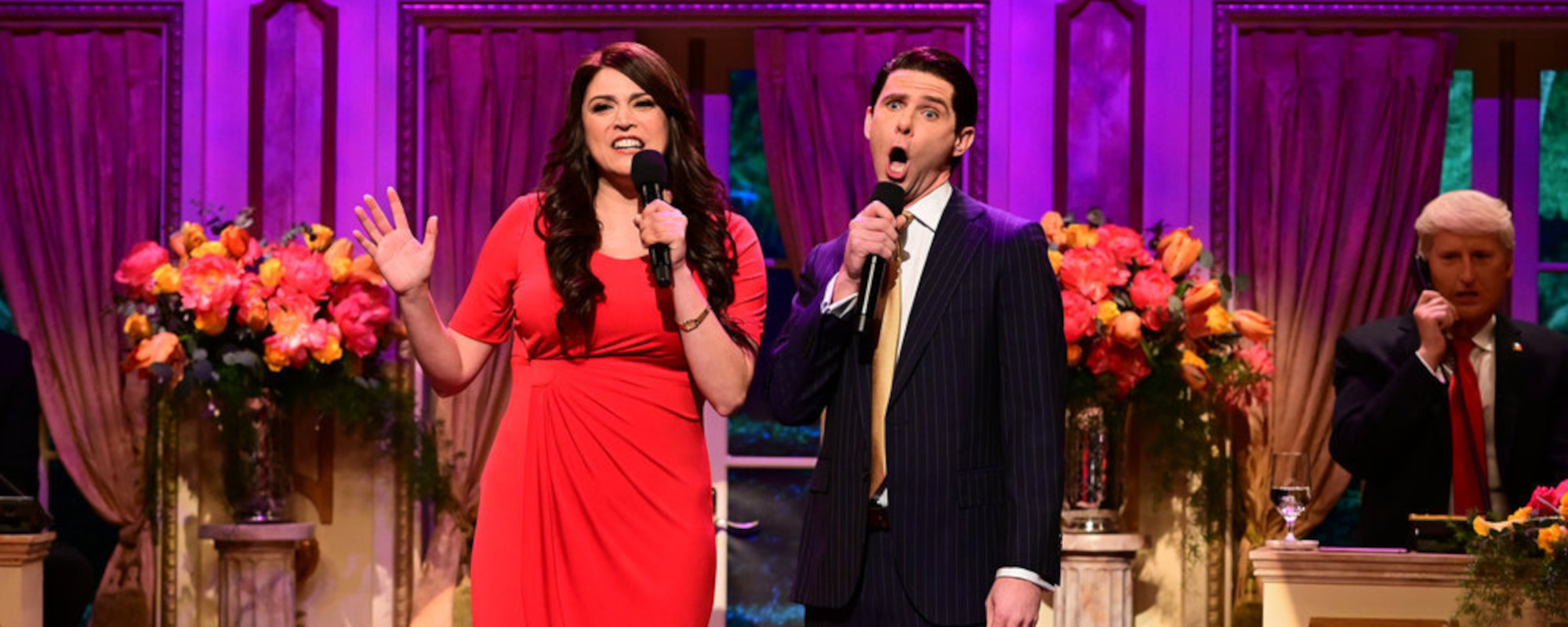 ‘Saturday Night Live’ Cold Open: Cecily Strong Sings “Shallow” in Russia-Fueled Parody