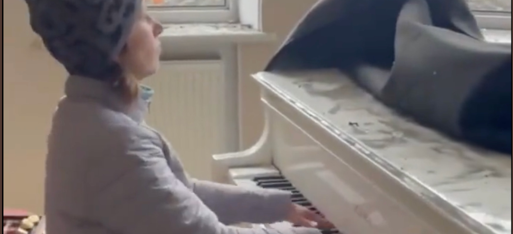 Watch: Incredible Ukrainian Pianist Plays Instrument One Last Time Amidst Destruction