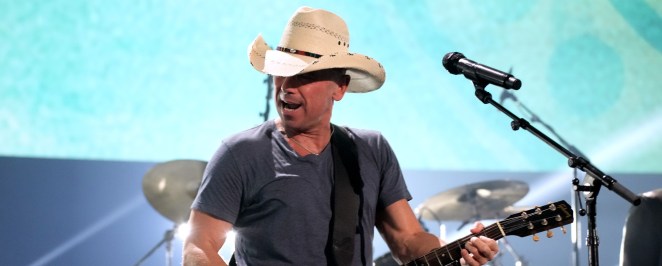 Kenny Chesney performs at the 2022 CMT Music Awards.