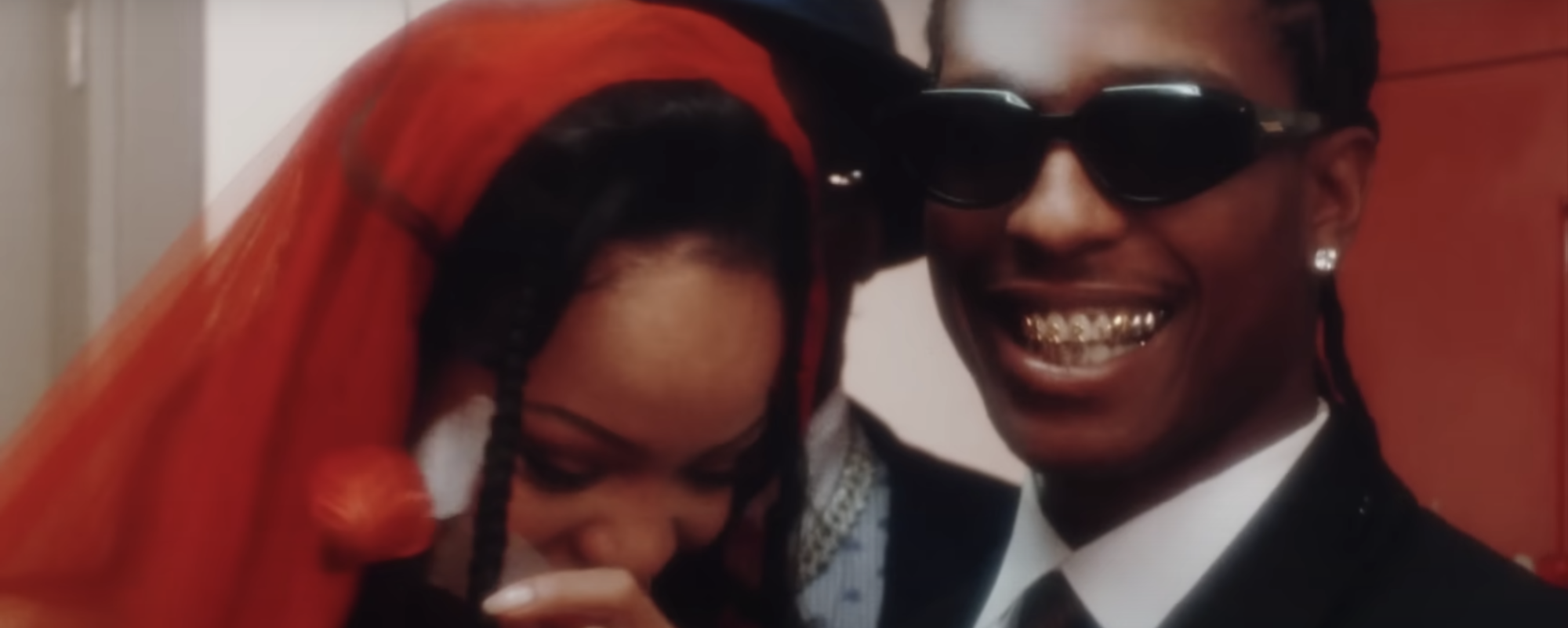A$AP Rocky’s New Music Video Features a Mock Wedding with Rihanna