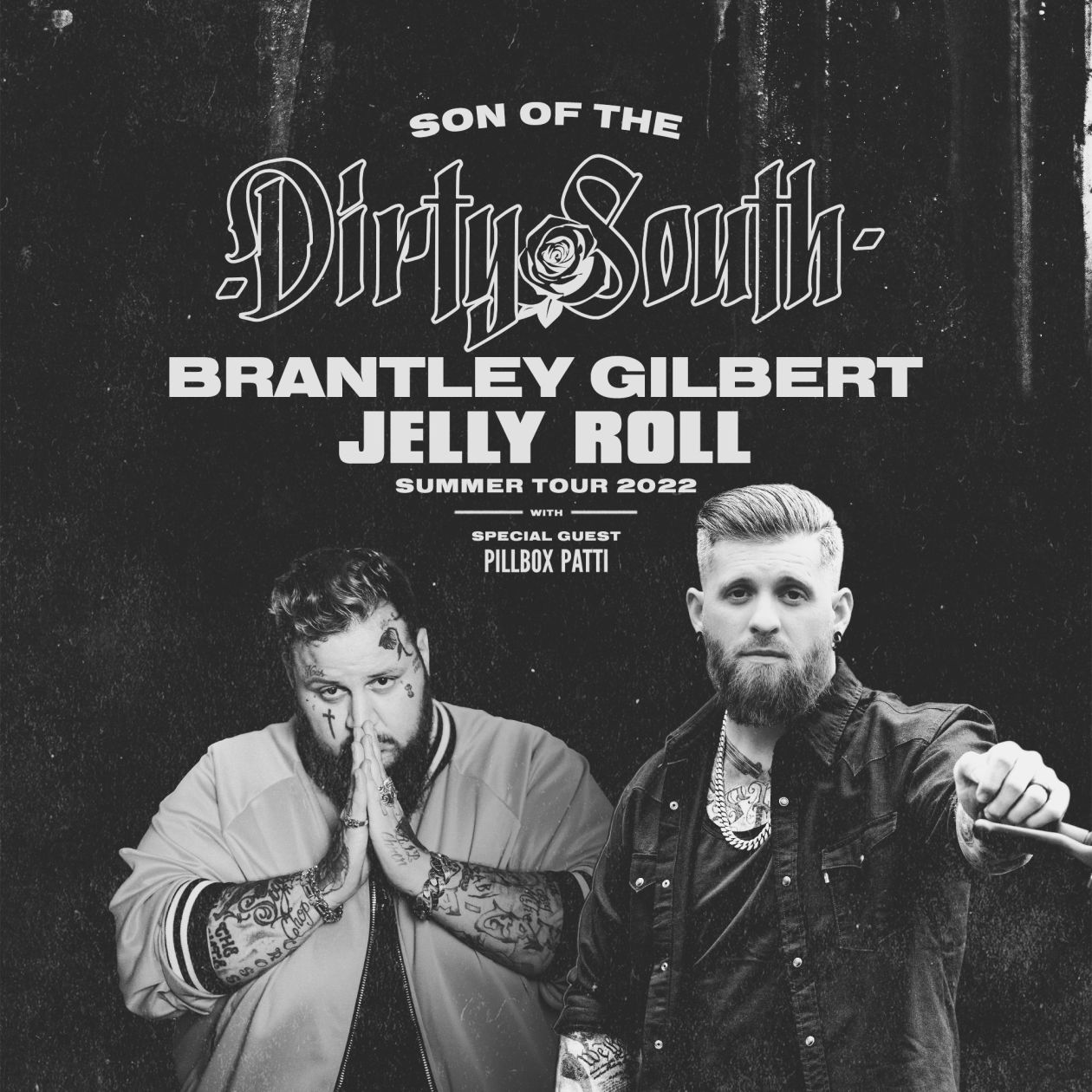 Brantley Gilbert and Jelly Roll Announce Son of the Dirty South Summer
