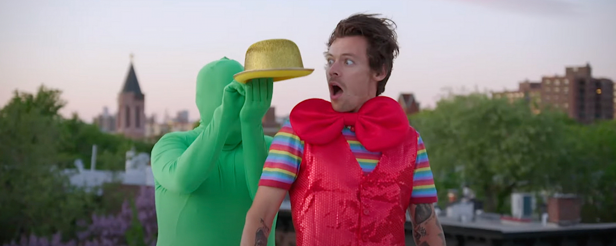 Harry Styles Makes $300 Music Video in a Brooklyn Apartment with James Corden