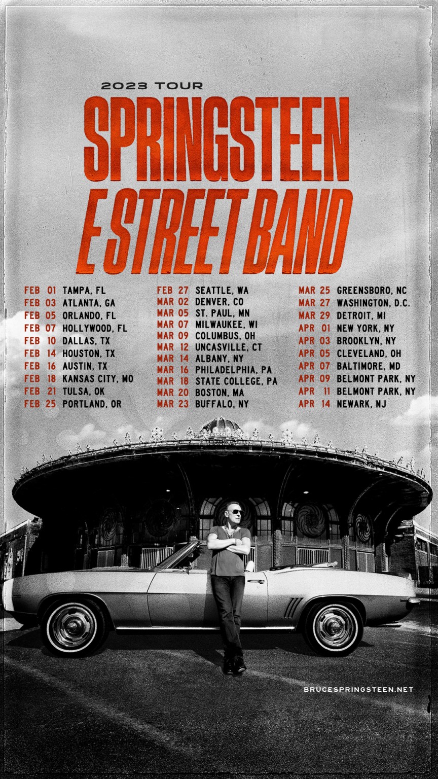 Bruce Springsteen and The E Street Band Add U.S. Dates to 2023 Tour