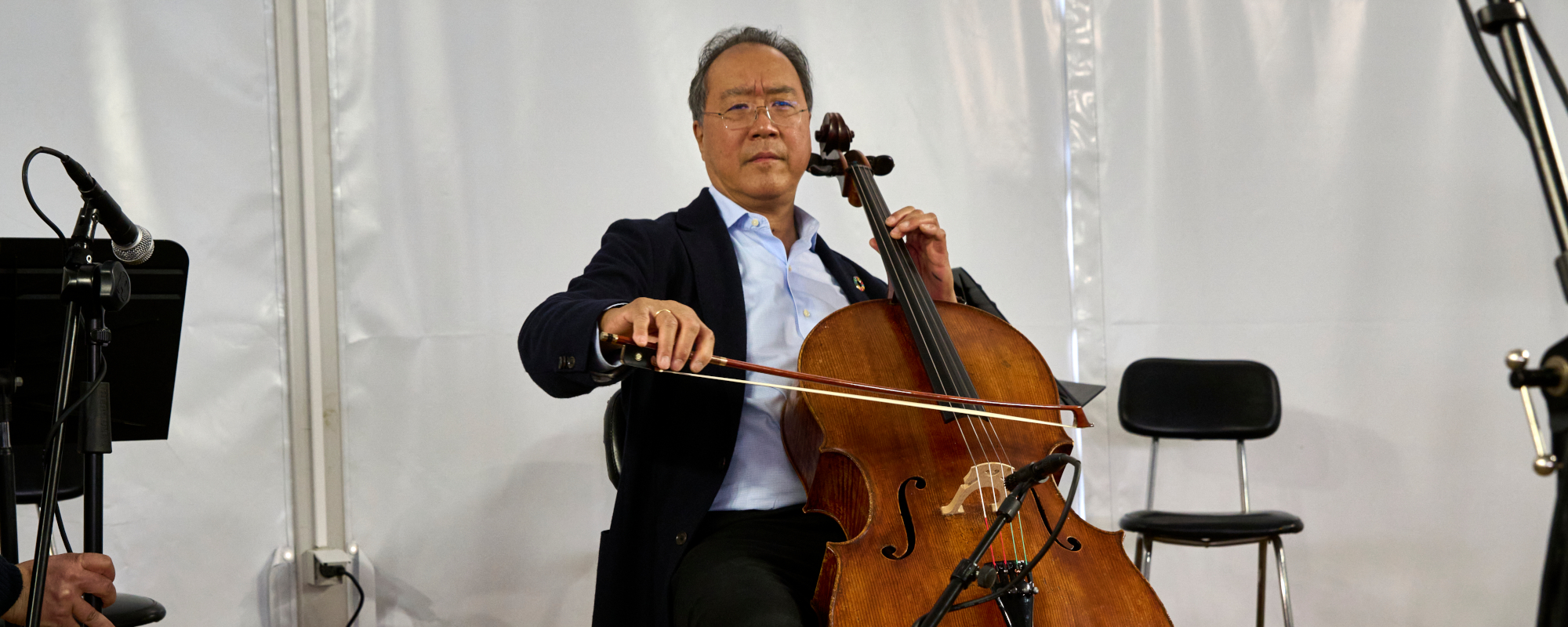 Watch: Yo-Yo Ma Performs in the Middle of the Woods with Chirping Birds