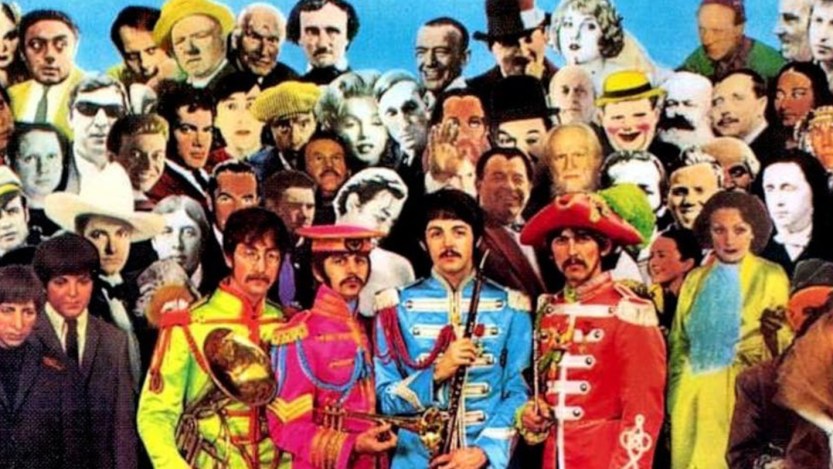 The Beatles' 'Sgt. Pepper's Lonely Hearts Club Band' album cover.