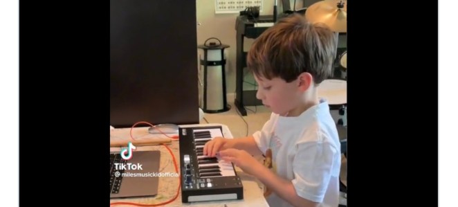 6-Year-Old Kid Goes Viral on Social Media for Song Production on his Laptop