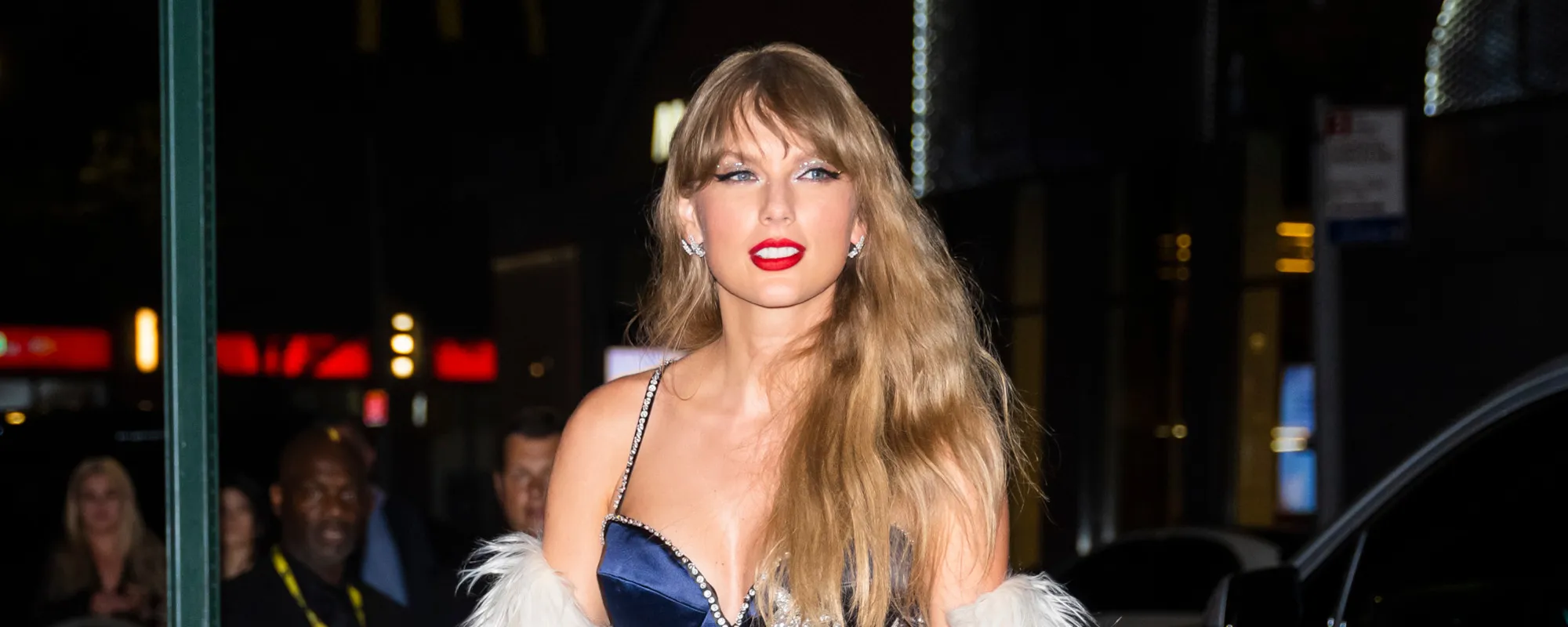 Taylor Swift Addresses the Red Scarf at Toronto International Film Festival—“I’m Just Going to Stop”