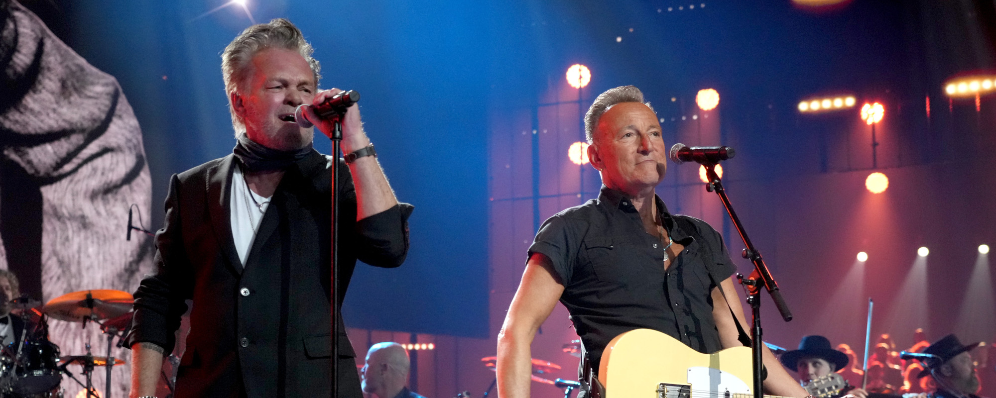 Bruce Springsteen and John Mellencamp Close Out Rock Hall Ceremony with Jerry Lee Lewis Tribute