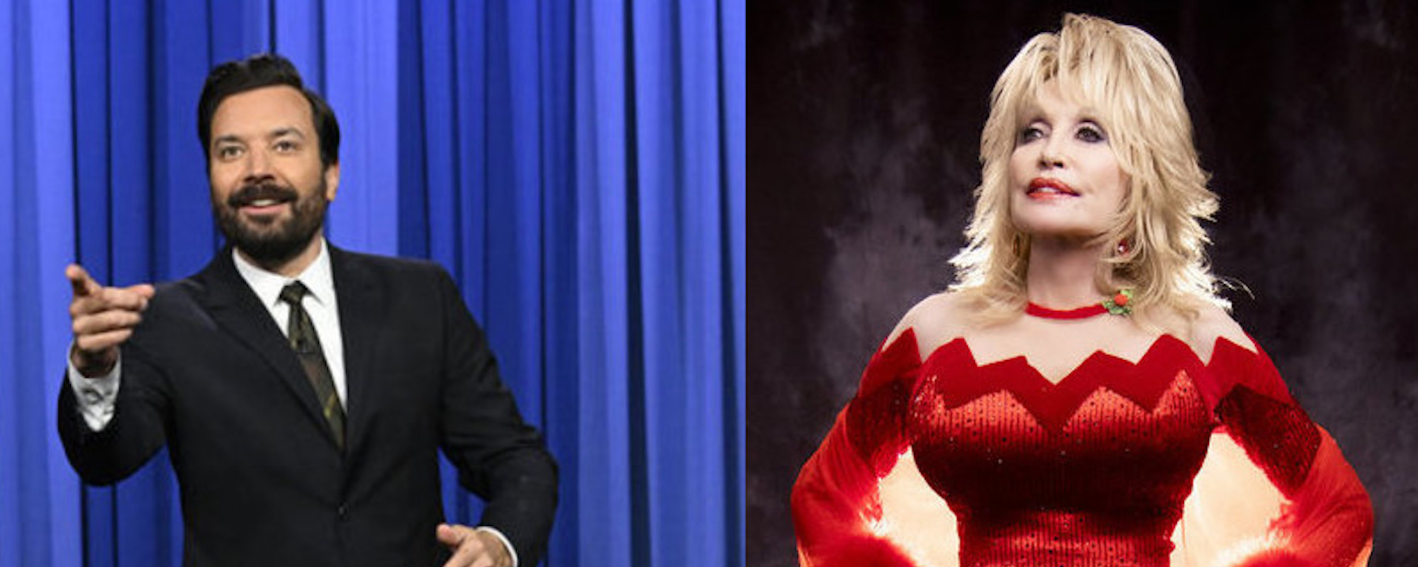 Jimmy Fallon Shares New Holiday Duet with Dolly Parton “Almost Too Early for Christmas”
