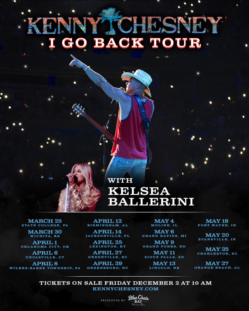 kelsea ballerini kenny chesney tour dates