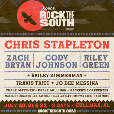 Pepsi Rock The South Returns in 2023 with Chris Stapleton, Zach Bryan ...