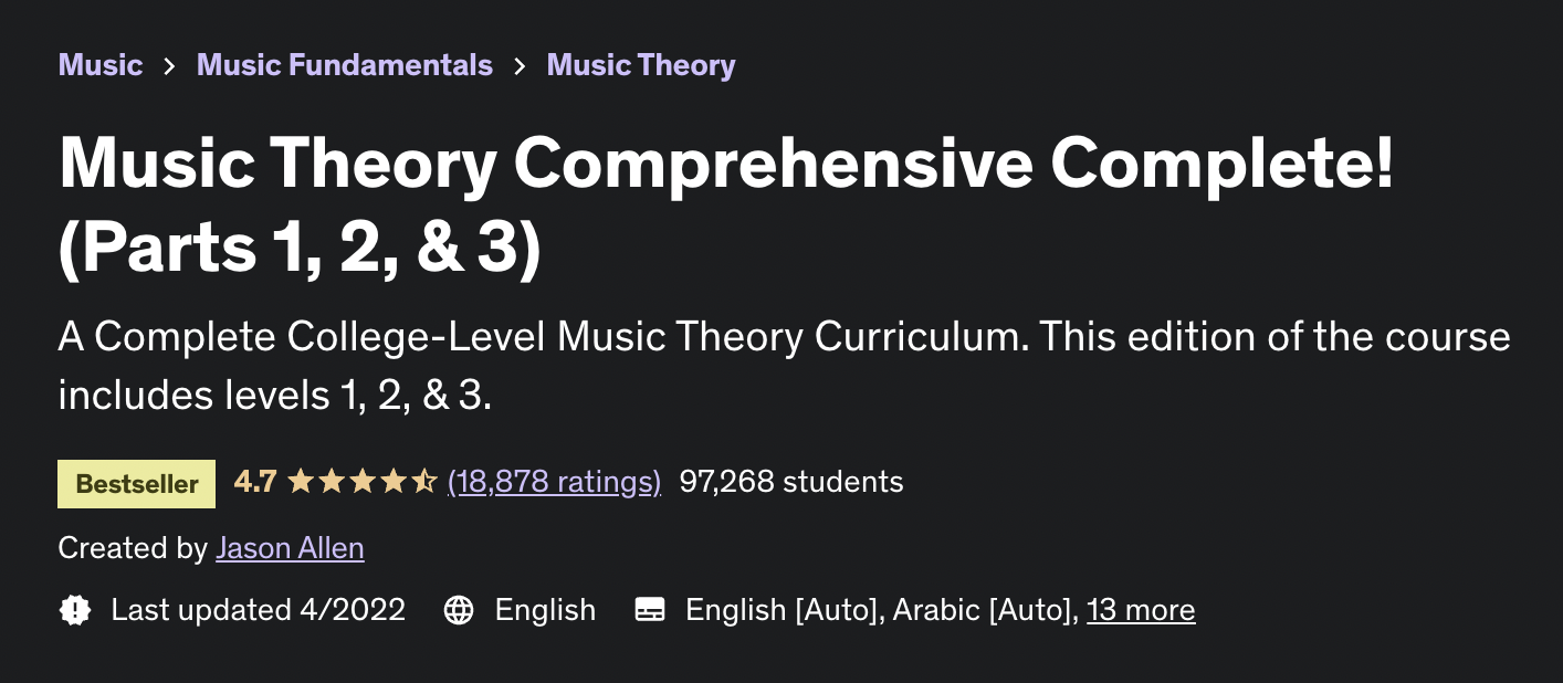 5 Best Online Music Theory Courses: Producing & More {2024}