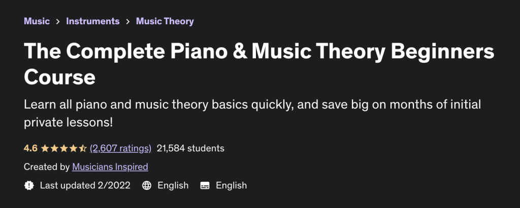 best online music theory classes