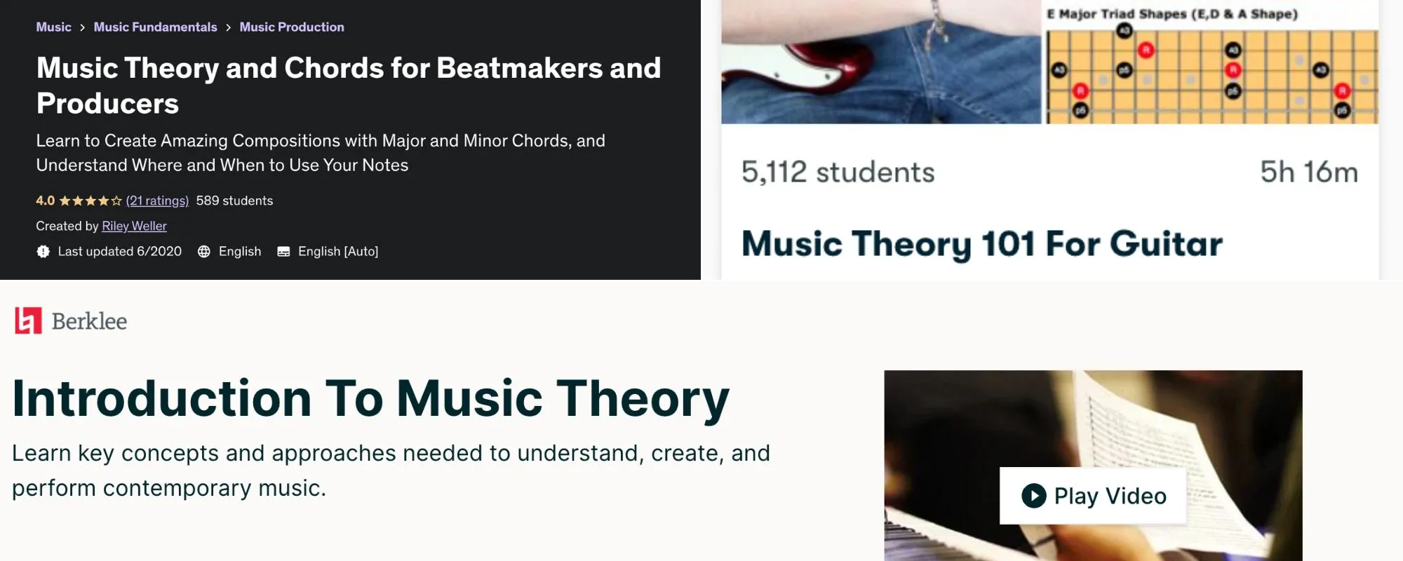 5 Best Online Music Theory Courses: Producing & More {2023}