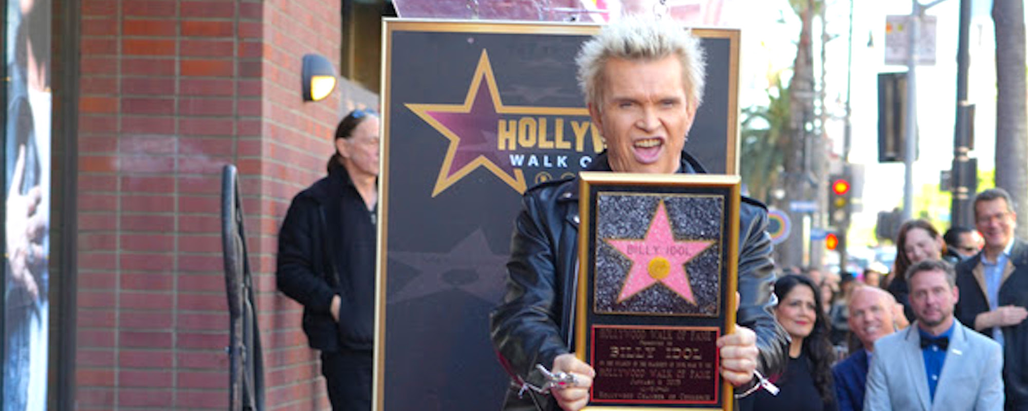 Billy Idol Receives Star on the Hollywood Walk of Fame