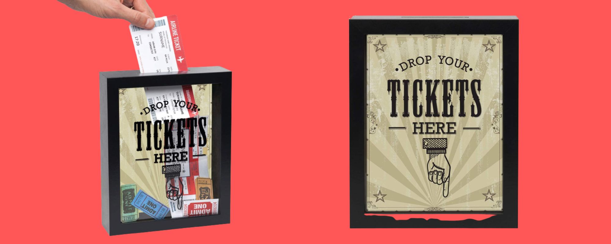 This $32 Ticket Frame is a Cool Gift for Concert Ticket Hoarders (Like Us)