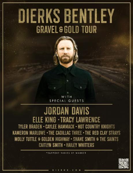 Dierks Bentley Unveils Gravel & Gold Tour Dates