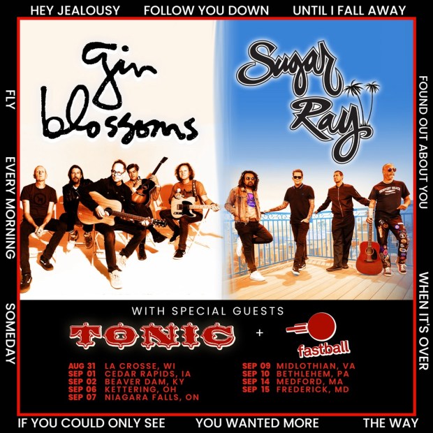 Gin Blossoms, Sugar Ray Reveal CoHeadlining Tour