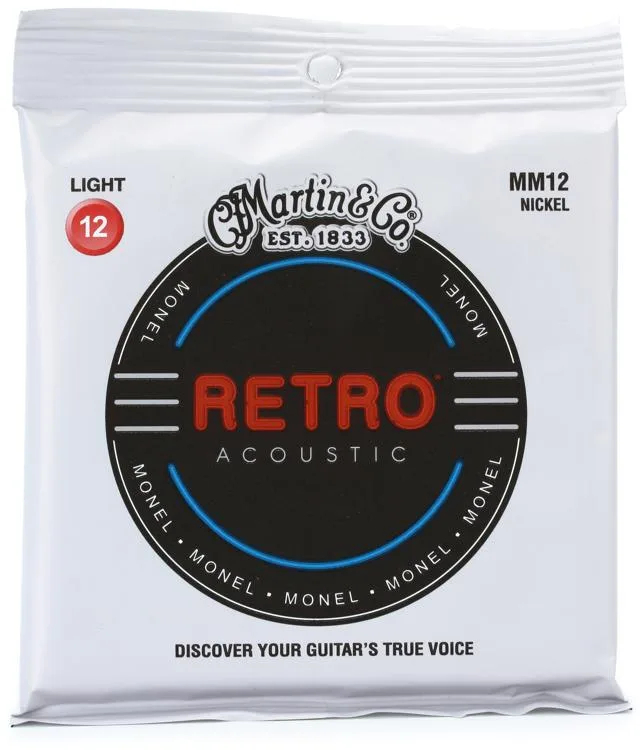 Martin MM12 Retro Acoustic Guitar Strings