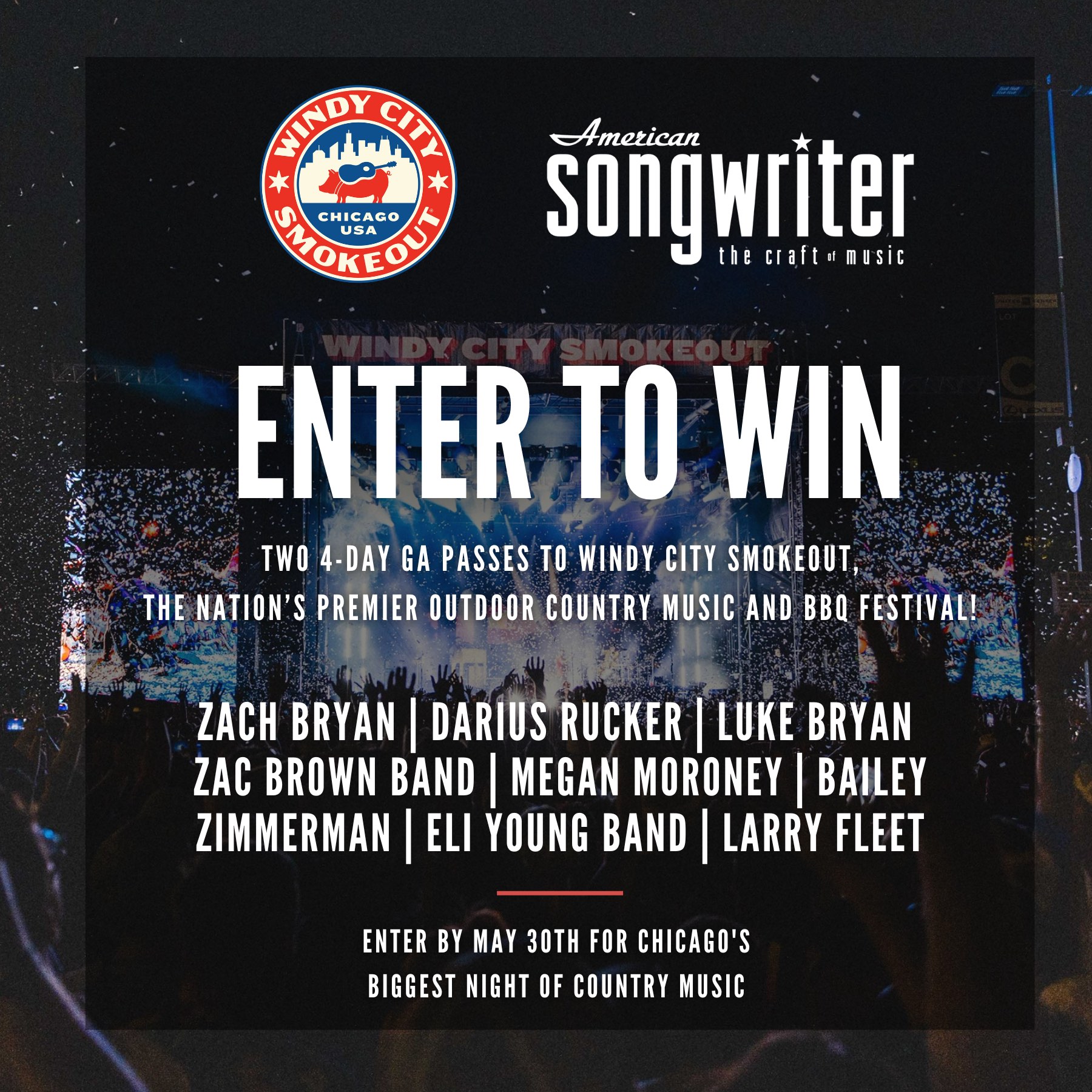 Windy City Smokeout Ticket Giveaway American Songwriter