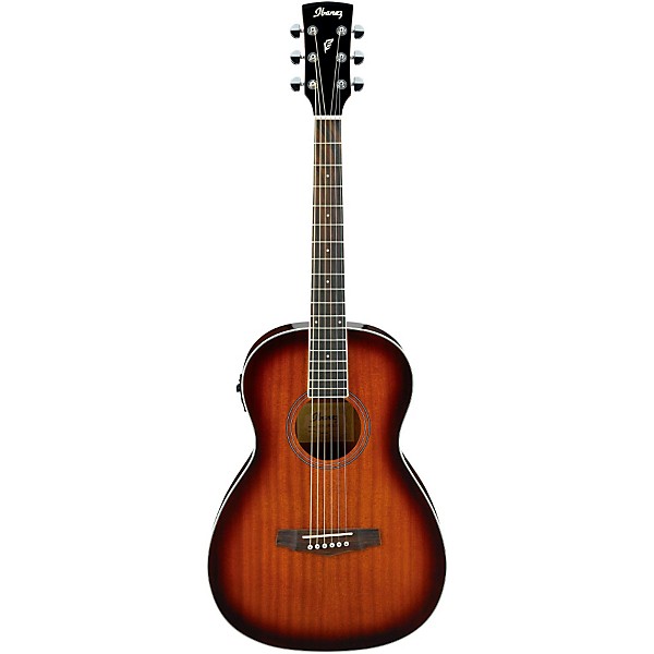 Ibanez PN12E Mahogany Parlor Acoustic-Electric Guitar