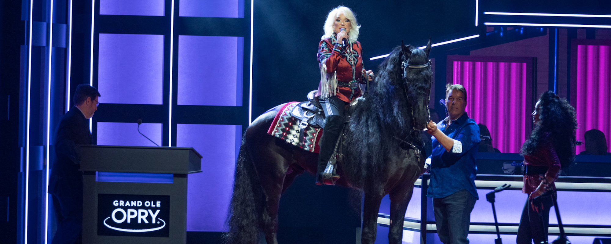 Tanya Tucker Makes History Performing on Horseback at Grand Ole Opry