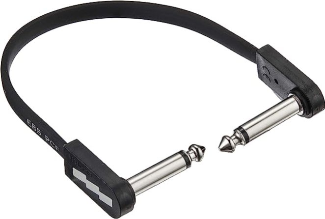 EBS PCF-DL18 Deluxe Flat Patch Cable - Right Angle - 7.09 inch