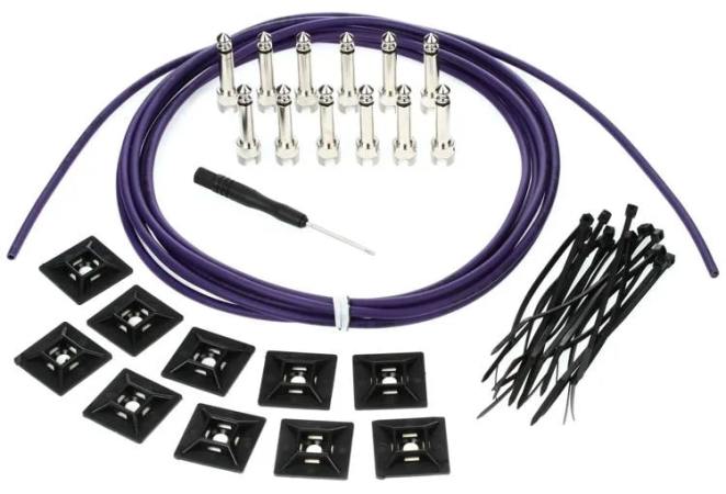 Emerson Custom G&H Solderless Patch Cable Kit - 12 foot - Purple