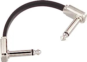 Ernie Ball P06225 Single Flat Ribbon Pedalboard Cable - Right Angle - 3 inch