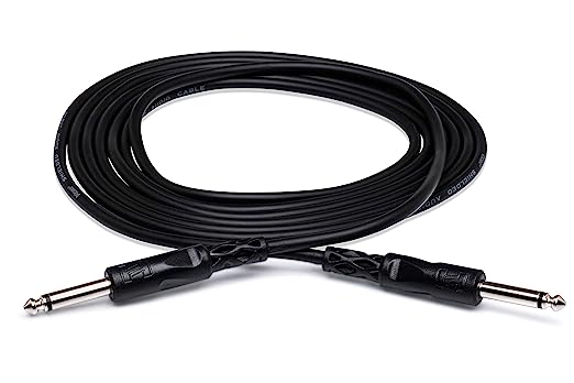Hosa CPP-103 Interconnect Cable - 1/4-inch TS Male- 3 foot