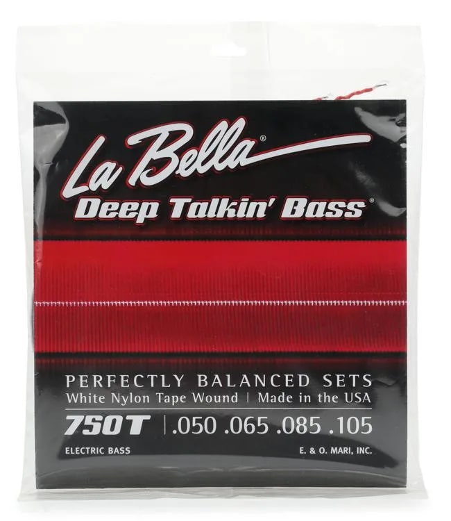 La Bella 750T Deep Talkin’ White Nylon