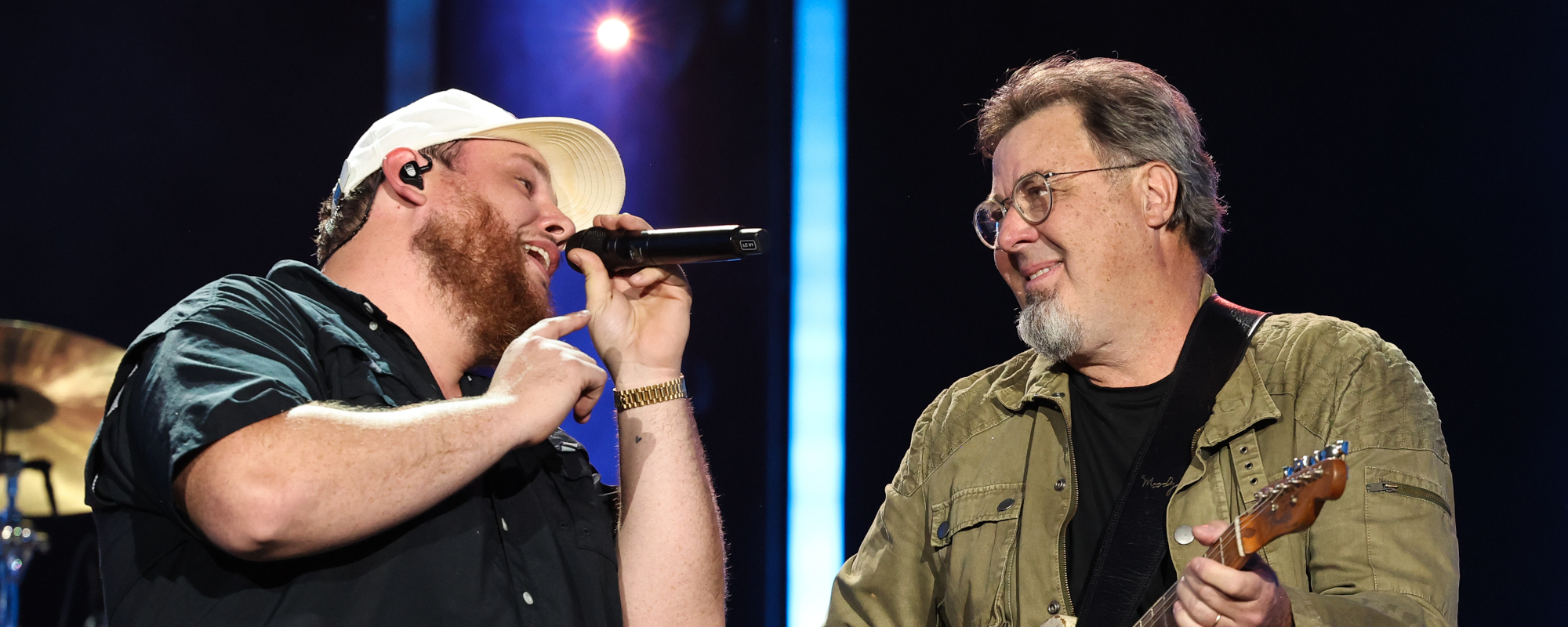 Luke Combs and Vince Gill Share CMA Fest Stage for Rocking Performance of “One More Last Chance” (Watch)