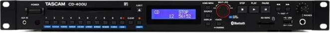 TASCAM CD-400U CD / SD / USB Player with Bluetooth