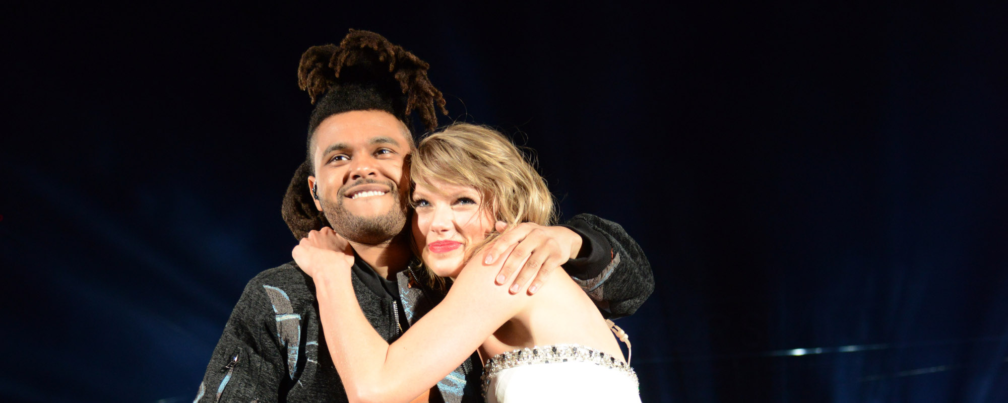 The Weeknd Celebrates Taylor Swift Earning 100 Million Monthly Spotify Listeners