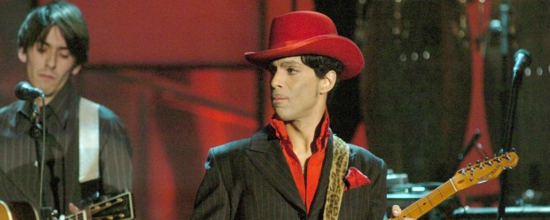 Remember When: Prince Make His Guitar Gently Weep at the Rock & Roll ...
