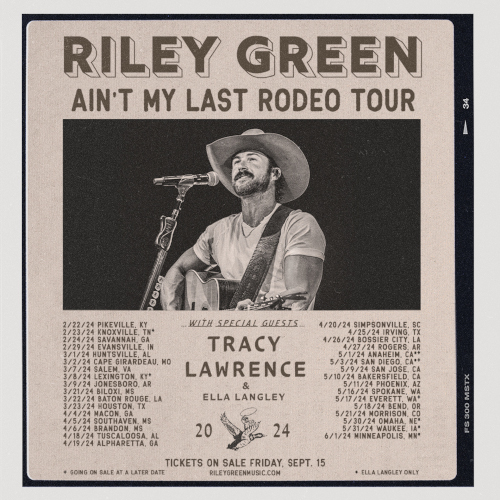 Riley Green Plots Ain't My Last Rodeo Tour - American Songwriter