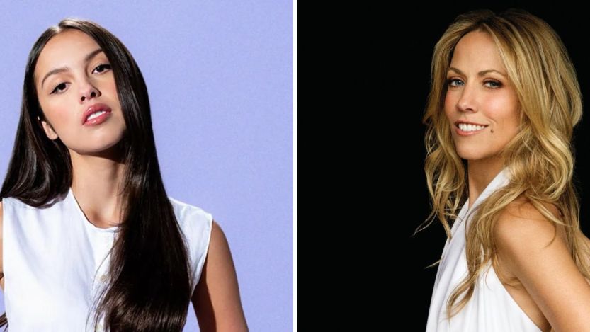 Olivia Rodrigo and Sheryl Crow